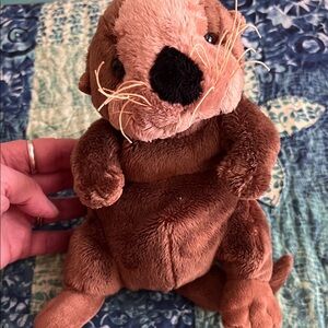GANZ Webkinz 10” Stuffed Sea Otter Plush Toy- EUC *like new*